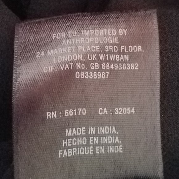 Anthropologie Black and White Patterned Dress - Picture 9 of 10